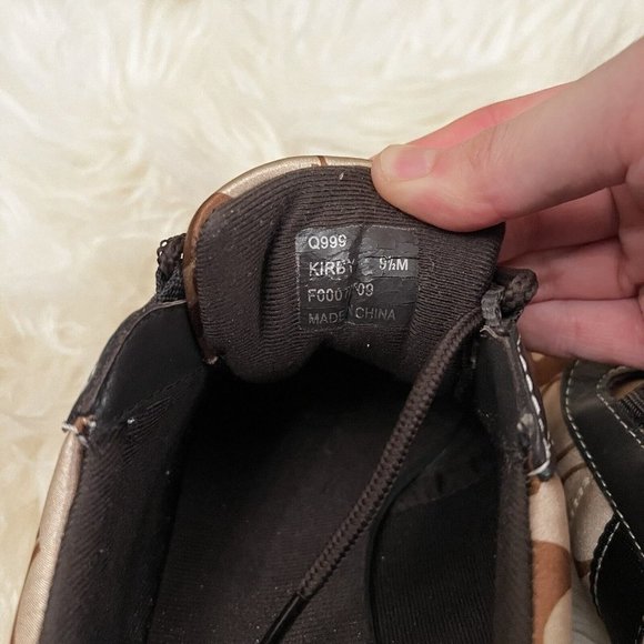Vintage Y2k Coach Kirby Sateen Satin Monogram Signature Logo Sneakers Shoes 9.5 - Picture 6 of 7